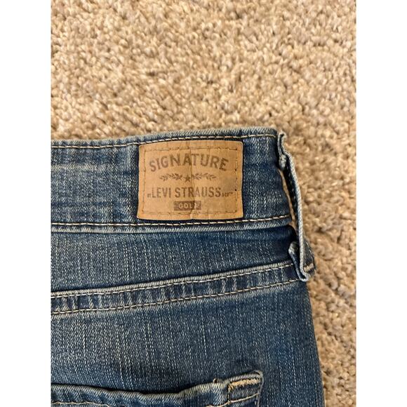 Levis Signature Mid Rise Skinny Sz 10 M 30/30 - Picture 3 of 9